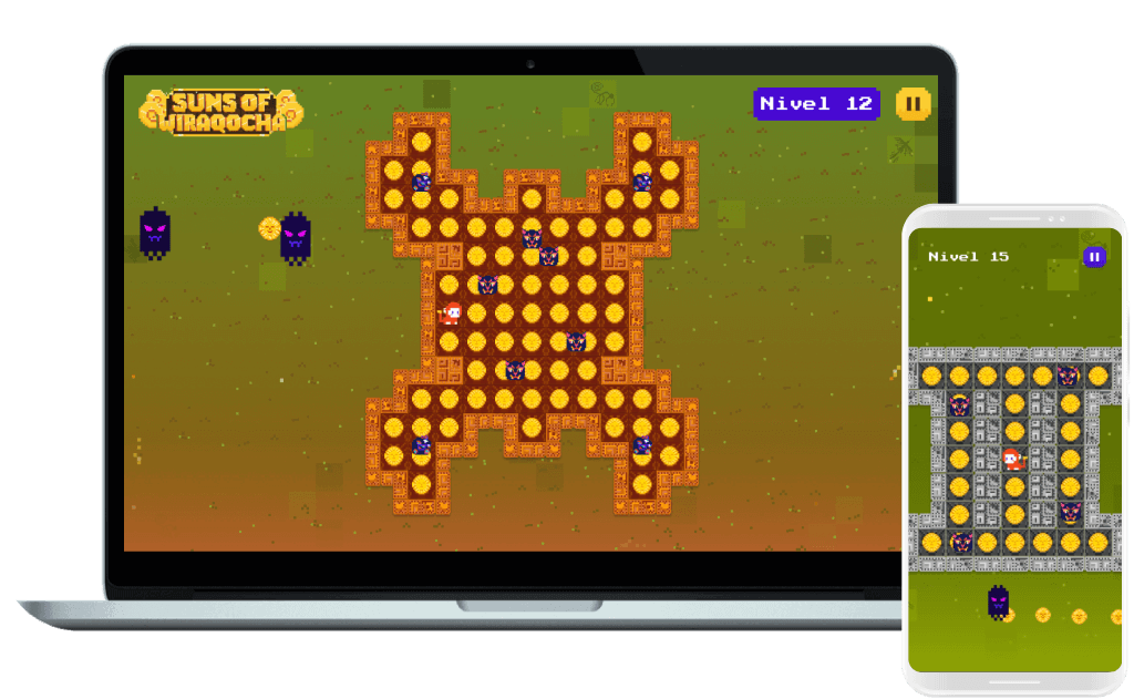 Pantalla de juego en el nivel 12