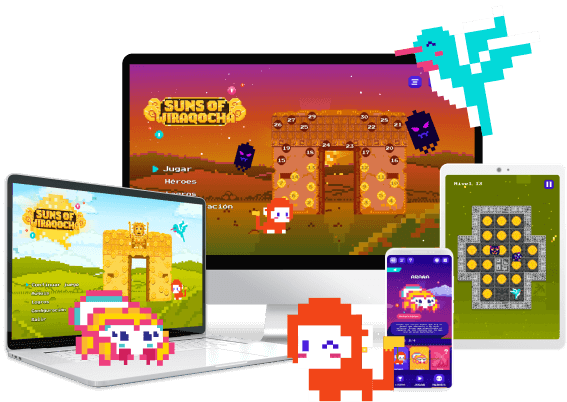 Juego de Suns of Wiraqocha en diferentes dispositivos